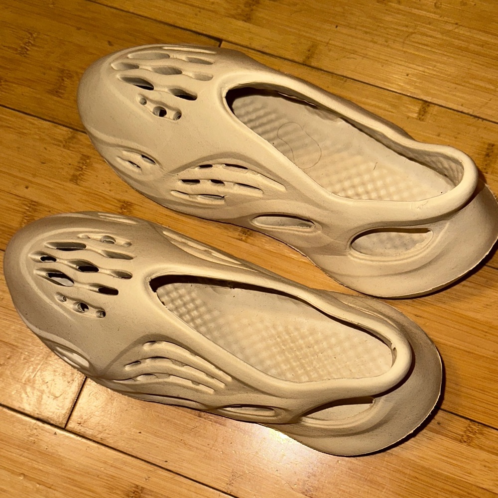 Stylish Cream Slip-On Women's Shoes